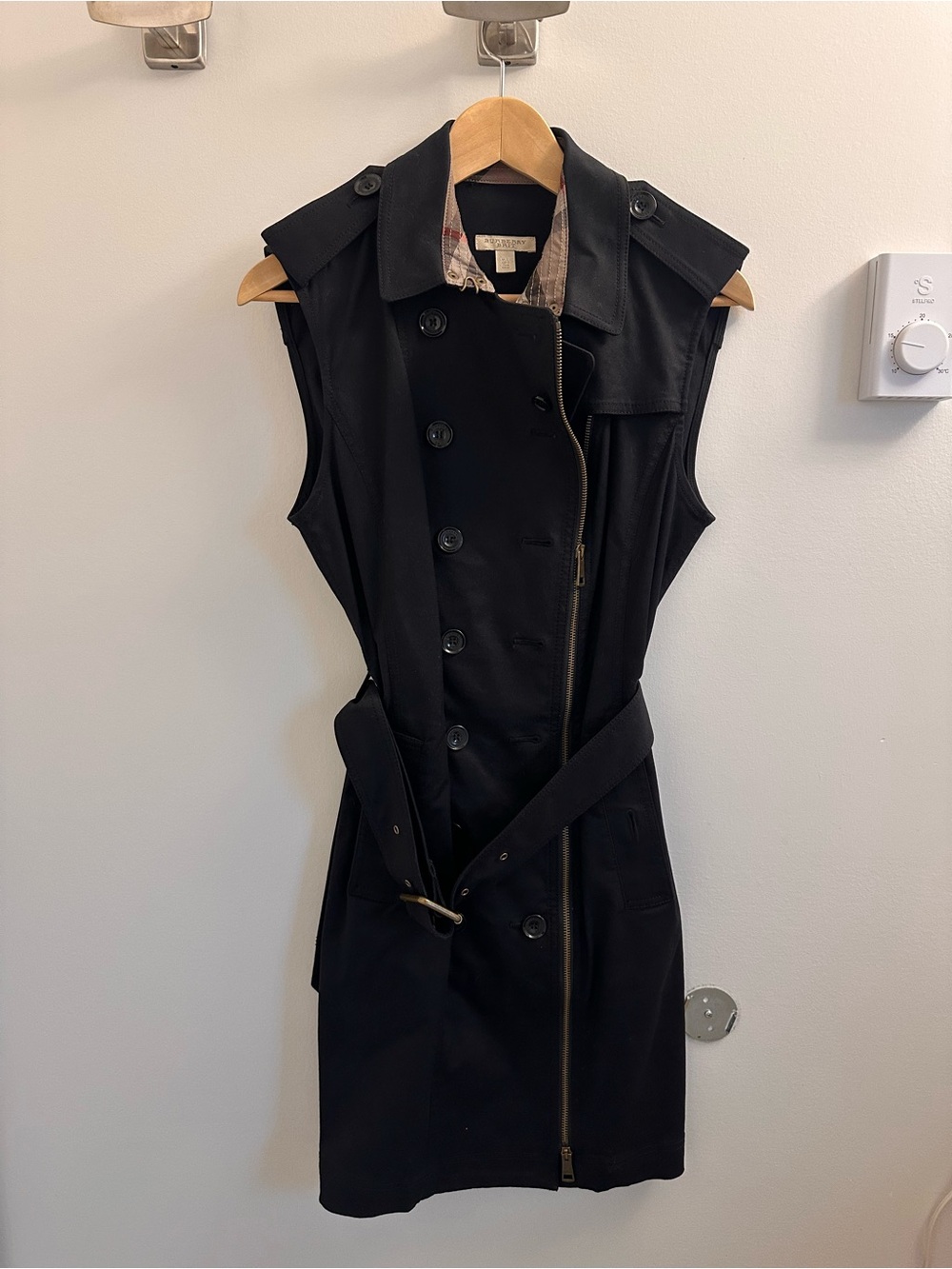 Burberry Trench Button Dress with Belt US 10
